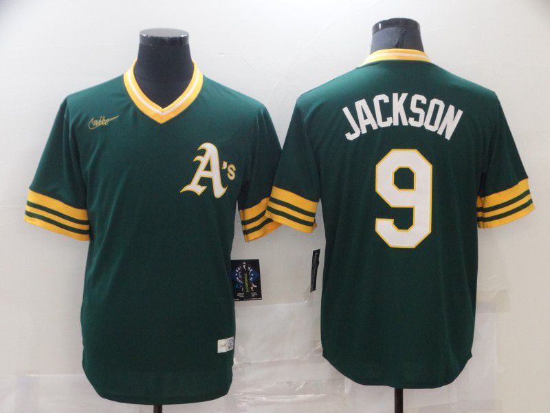 Men Oakland Athletics #9 Jackson Green Game Nike MLB Jersey